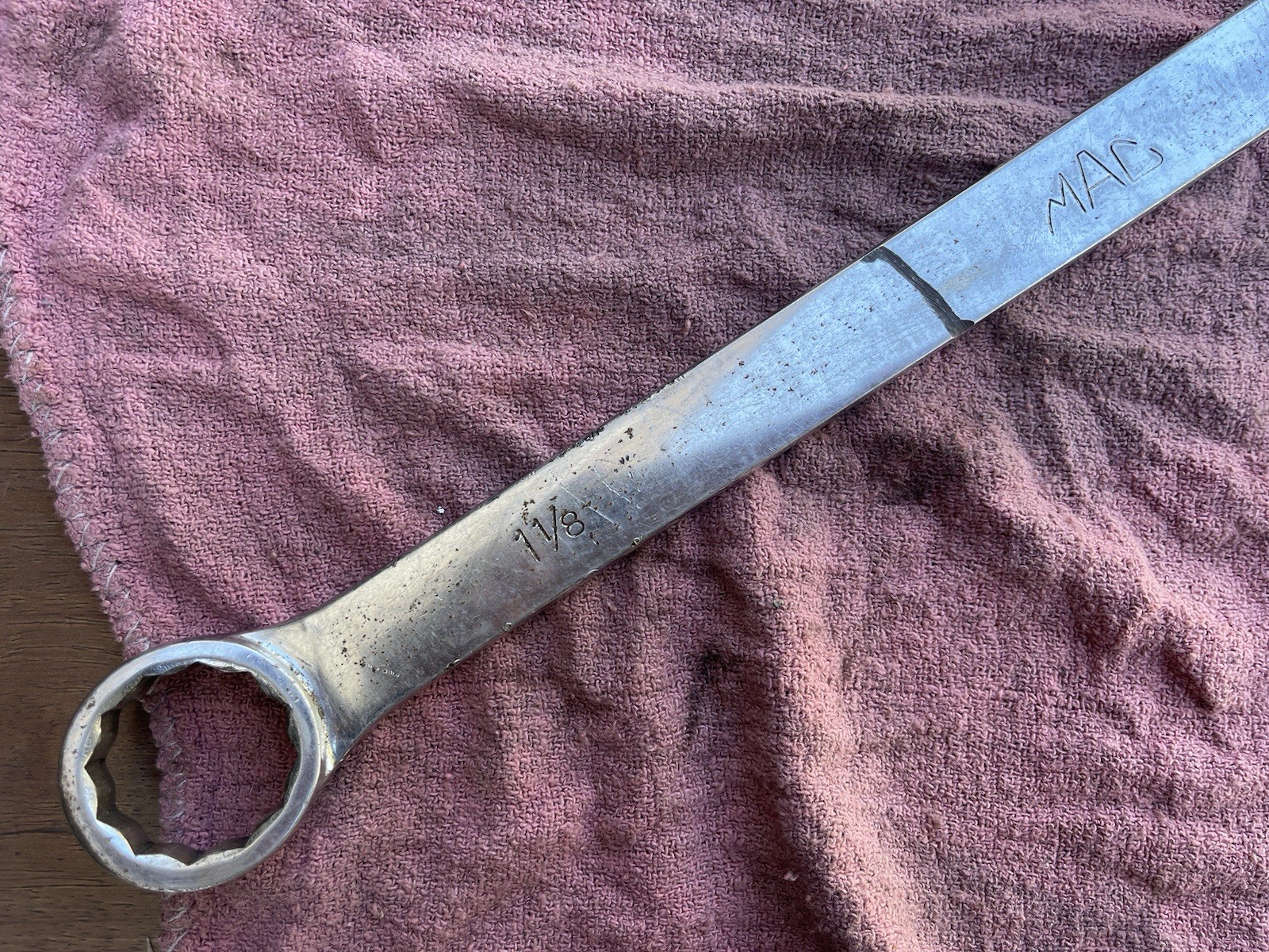 MAC Tools CL36, 1-1/8in. 12pt Combination Wrench, 17in., USA Made CL 36