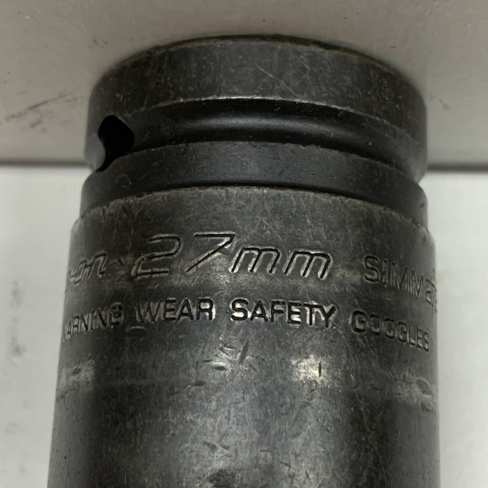 Snap On Tools USA SIMM272 3/4″dr 6pt 27mm Flank Drive® Deep Impact Socket NEW