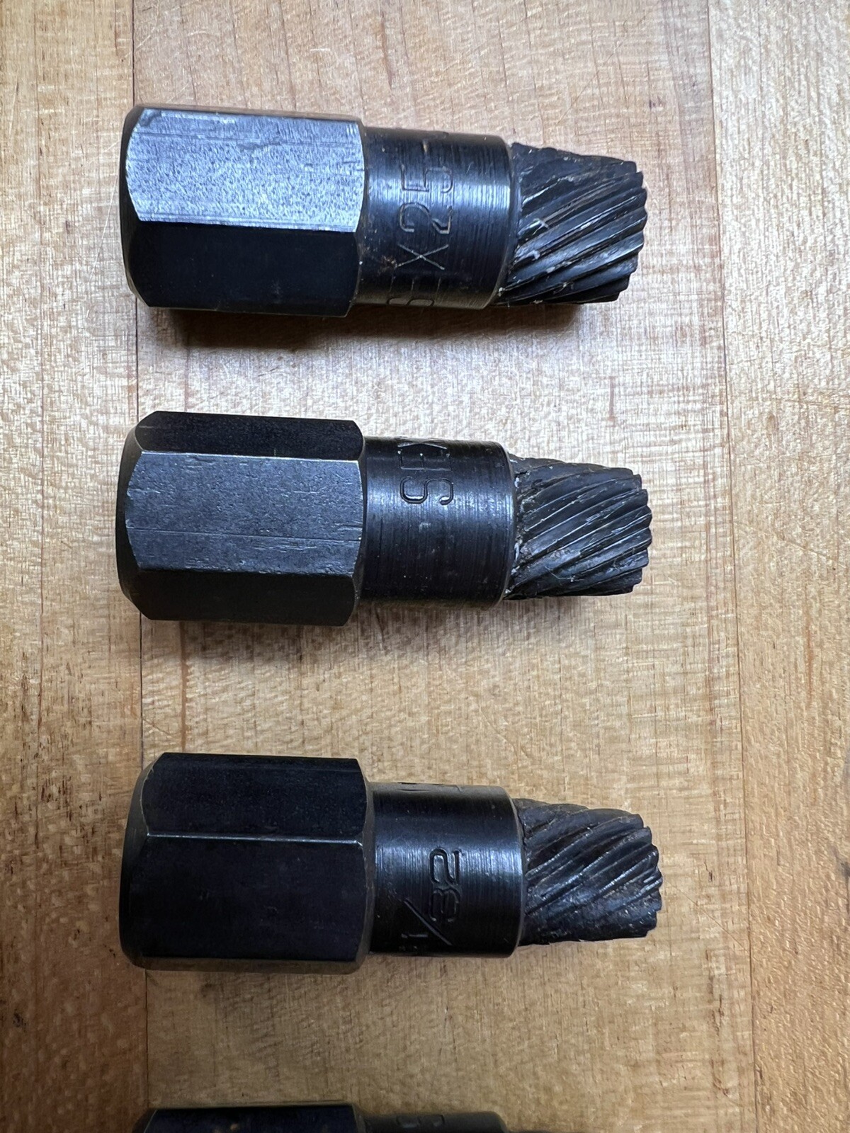 Matco Tools 6 Piece Lot of Hexagonal Head Multi Spline Screw Extractor – USA
