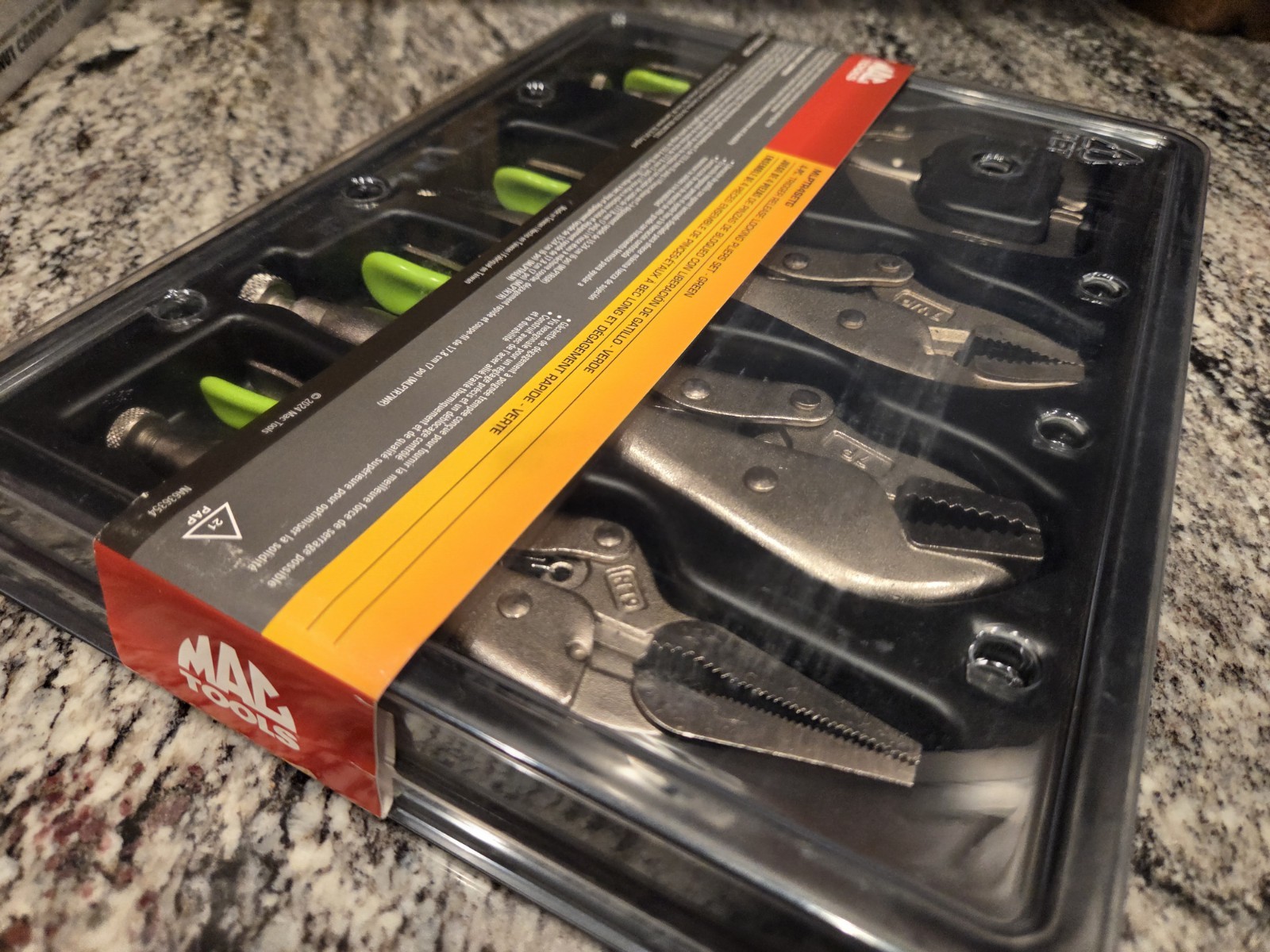 Mac Tools 4-PC. Trigger Release Locking Pliers Set – GREEN