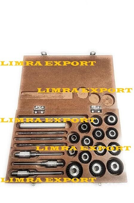 Cylinder Head Valve Seat Cutter Set of 14 ps (HSS)+Free Express Shipping