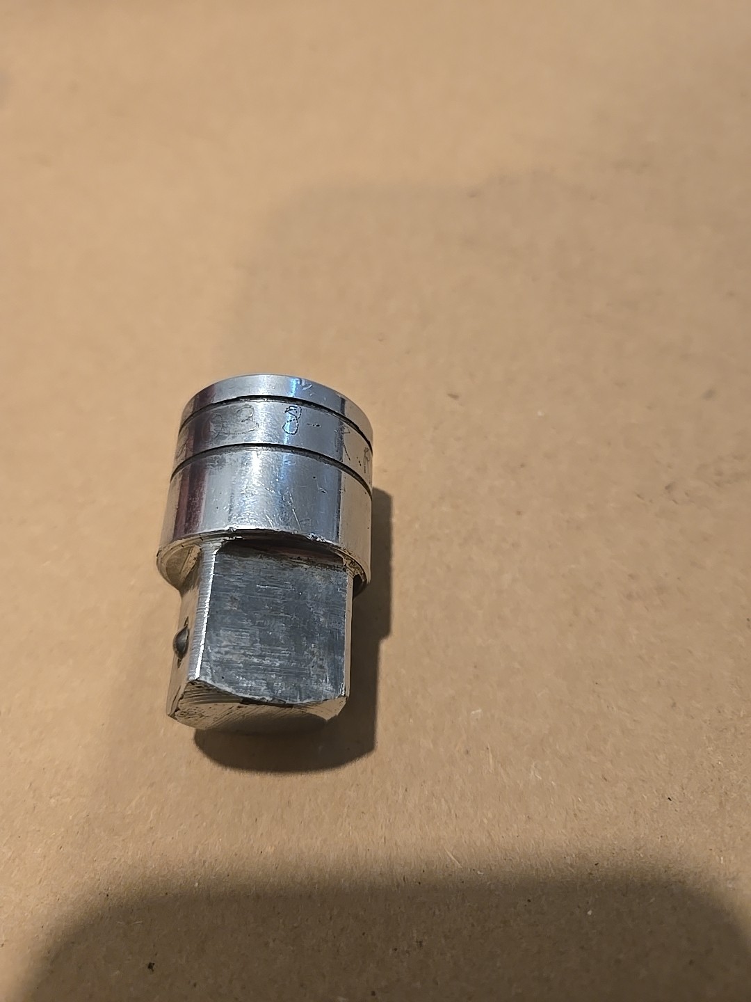 Snap On 1/2″ F To 3/4″ M Drive Chrome Locking Button Adaptor Socket USA LA12