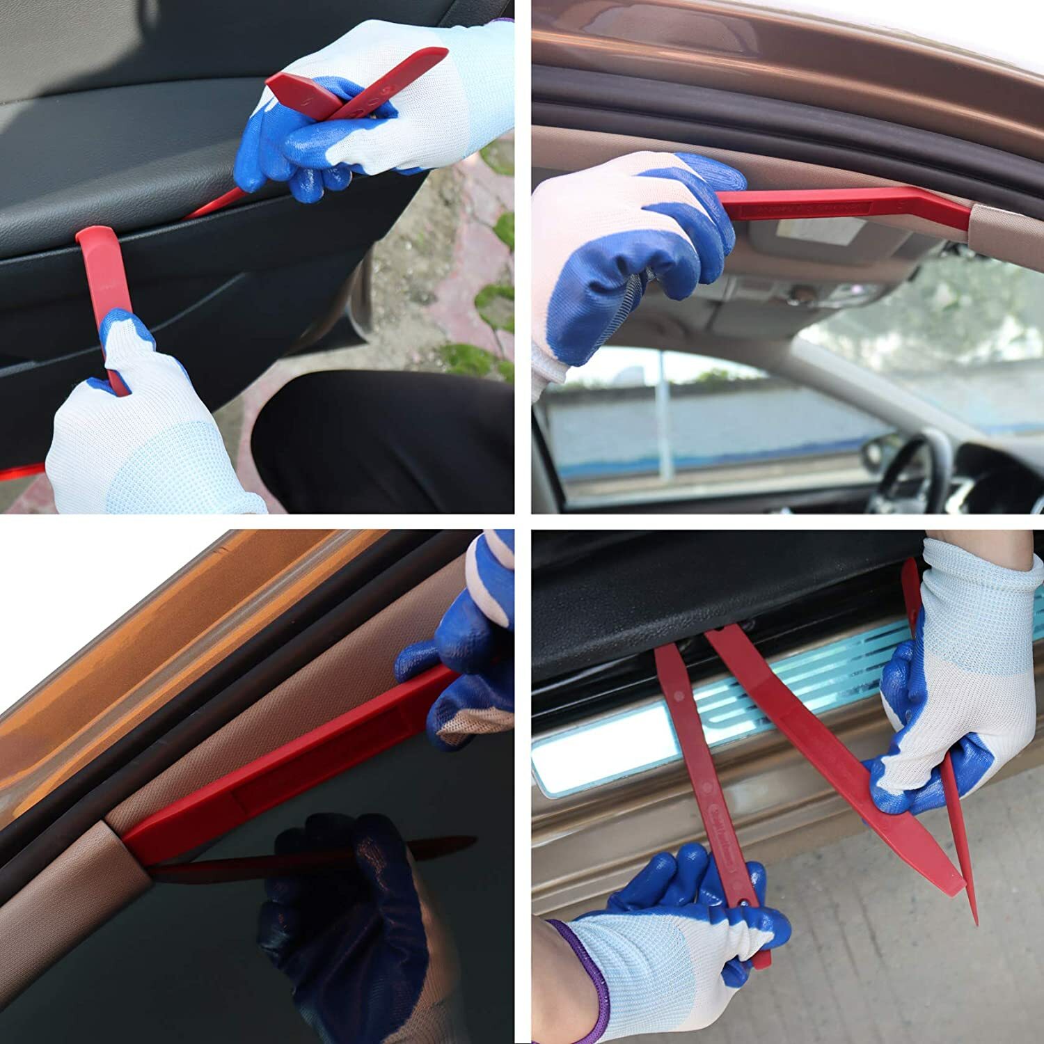 11PC Car Plastic Trim Panel Dash Stereo Radio Installation Removal Pry Tool Kit