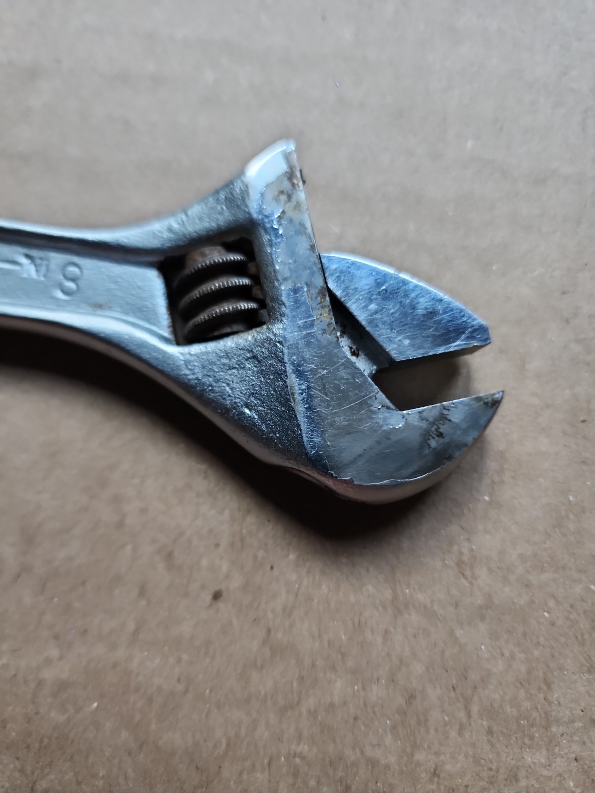 8in.- 200mm. Cresent Adjustable Wrench Made In U.S.A