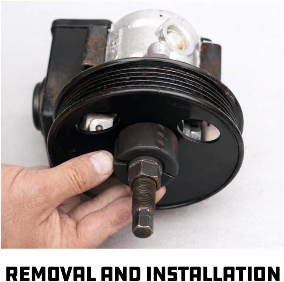 Power Steering and Alternator Pulley Remove and Install Tool Set, Replace Veh…