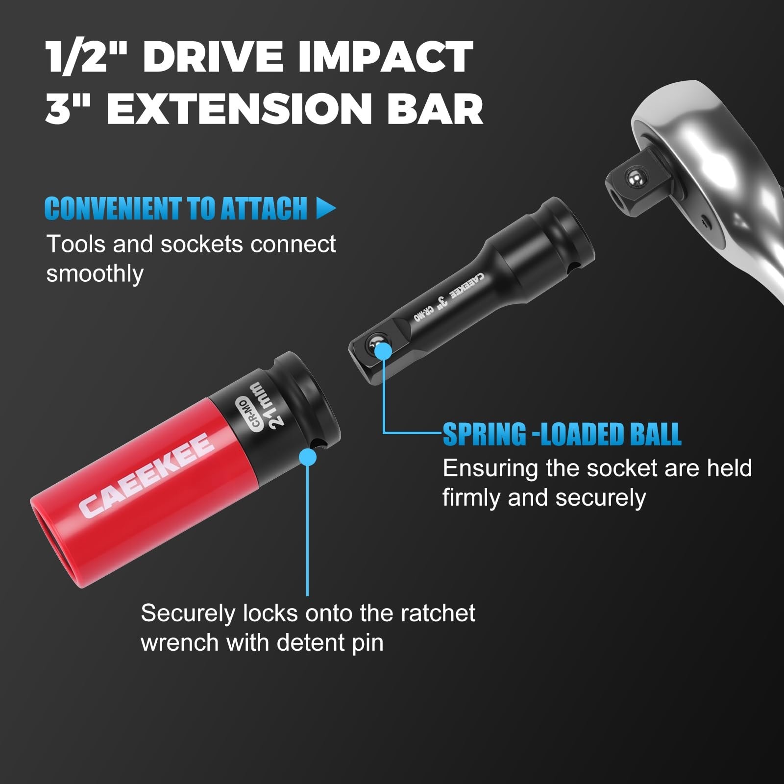 8PCS 1/2″ Drive Lug Nut Impact Socket Set, Thin Wall Wheel Protector, Metric & S