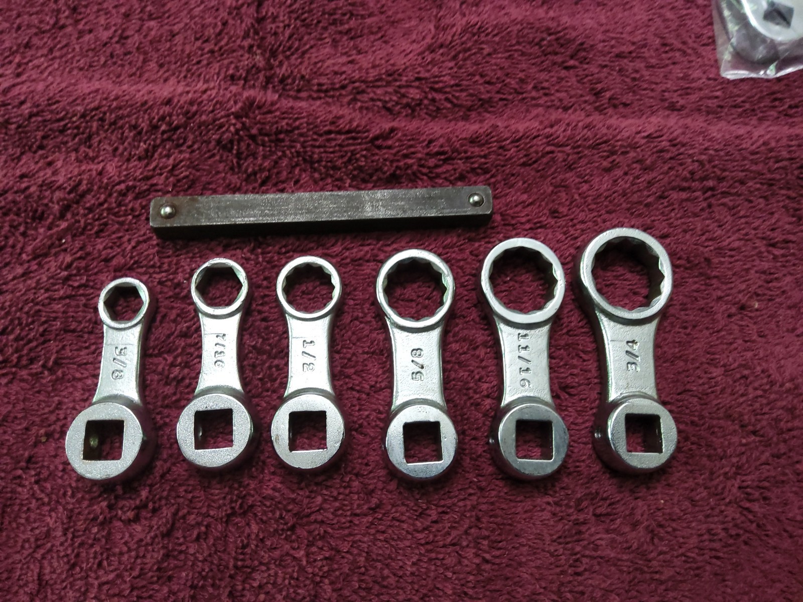 MAC TOOLS 6PC SAE 3/8″ DRIVE BOX END TORQUE ADAPTER WRENCH SET 3/8″-3/4″