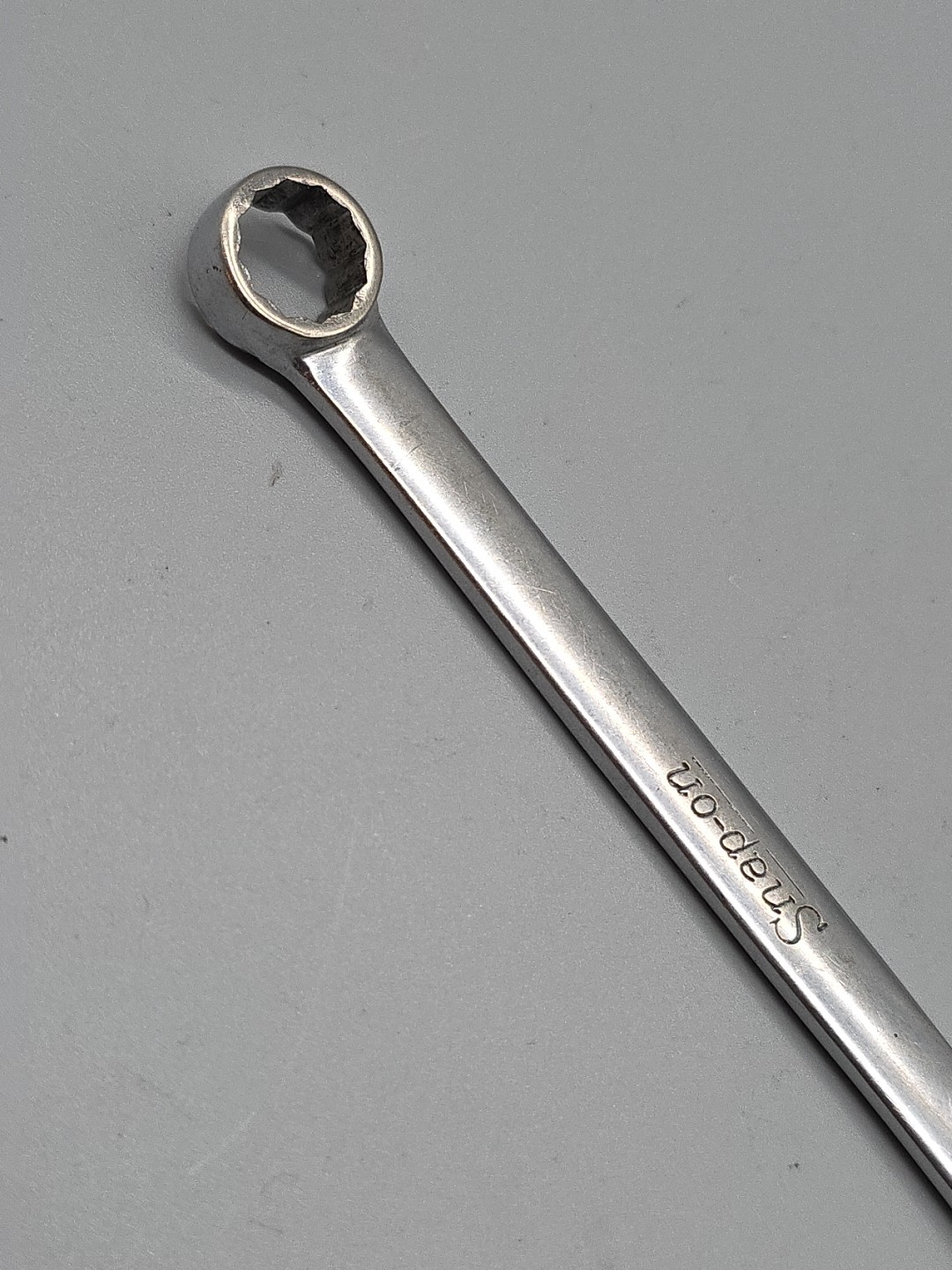 Snap-on Tools 3/8″ 12PT SAE Short Chrome Combination Wrench OEX120 USA