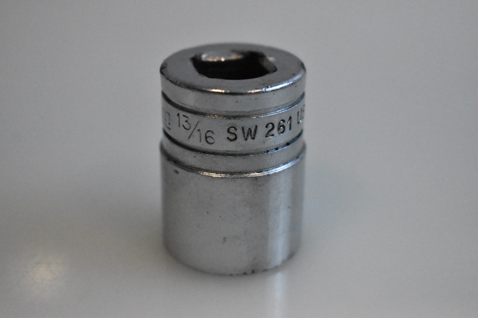 Snap on Tools SW261 13/16″ SAE Flank Drive Shallow Socket 1/2″ Drive 12 Point