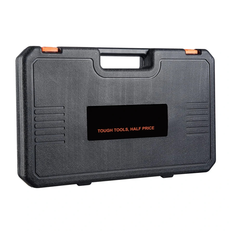 Impact Sockets Set 34pcs 6-Point 1/2in Drive Bit Ratchet Tool Kit Case