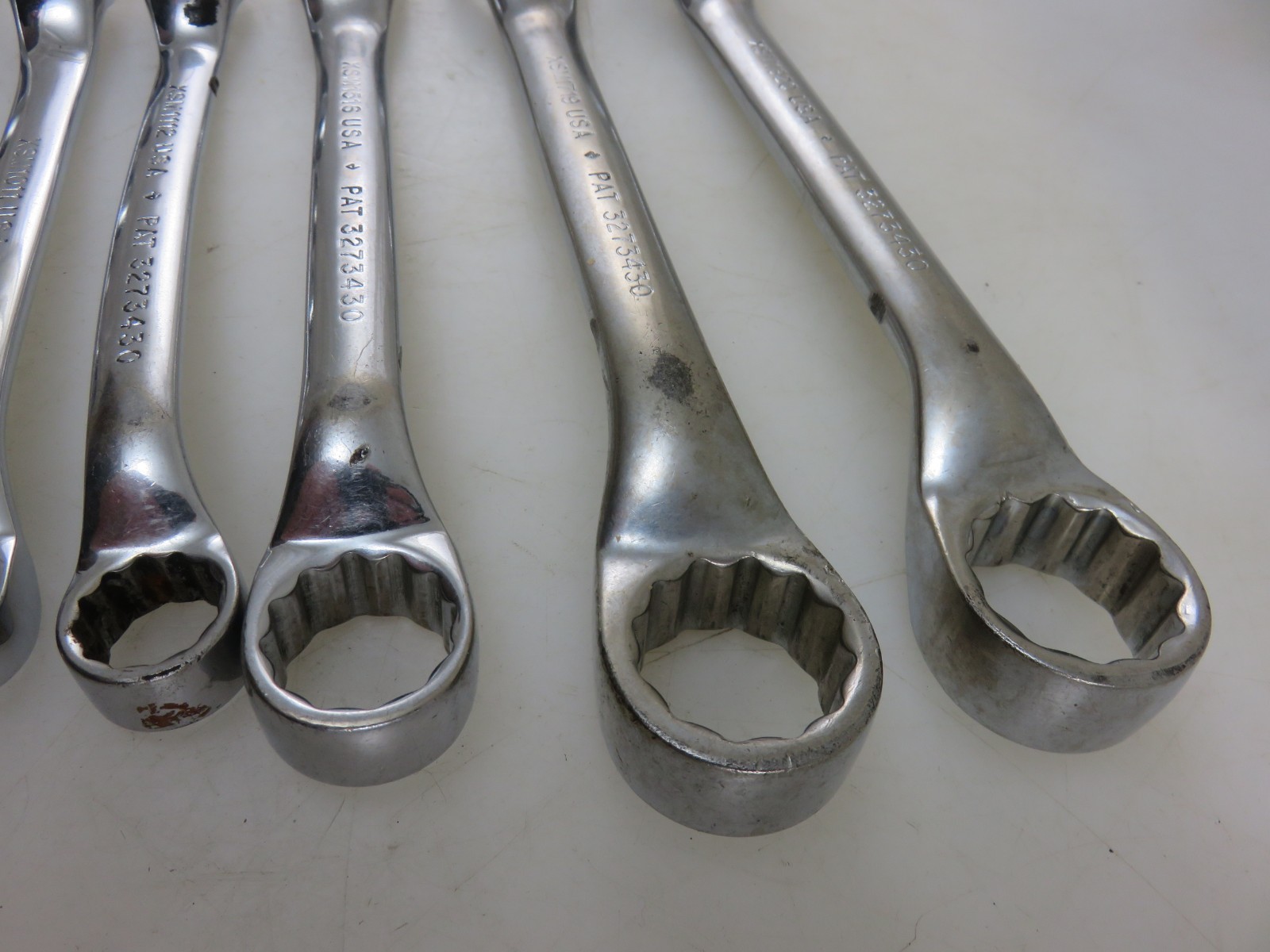 Snap-On XSM METRIC SHORT 10° Offset Box End Wrench 8pc Set 6mm-20mm