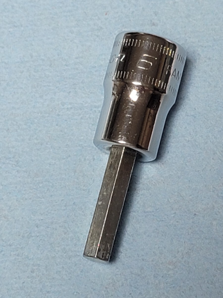 Snap-on FAM6E 3/8″ Drive Metric 6 mm Standard Hex Bit Socket Driver