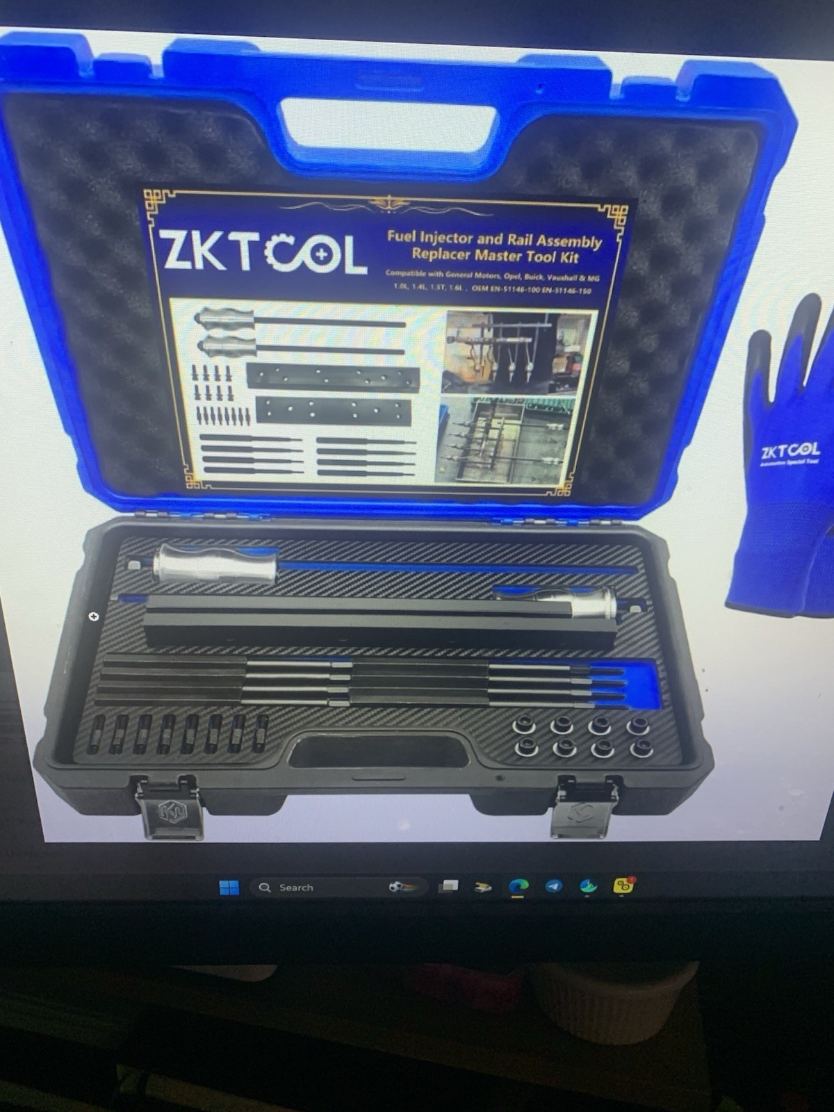 ZKTOOL EN-51146 GM Injector Rail Tool Kit .
