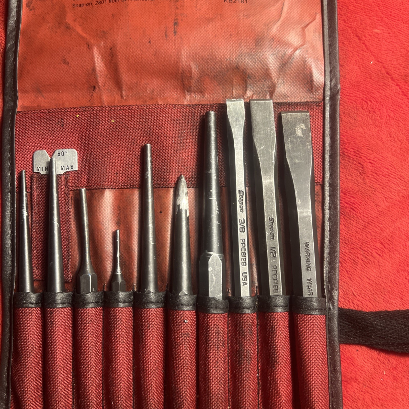 Snap-On Punch and Chisel Set 11pc – PPC710BK