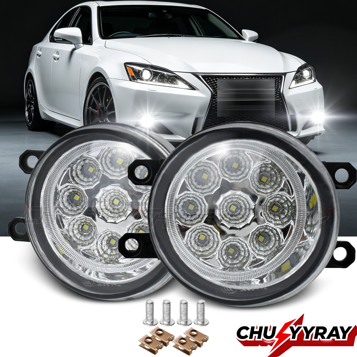 Front Bumper Fog Lights Lamp Lefts & Right FOR LEXUS GS350 2013-2015