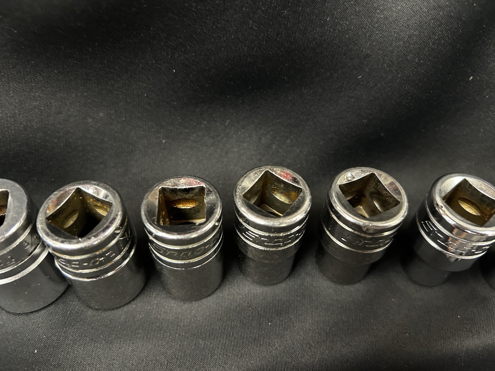 Snap on 13 pc1/2″ Drive 6-Point SAE Flank Drive Shallow Socket Set 1 1/4″ – 3/8″