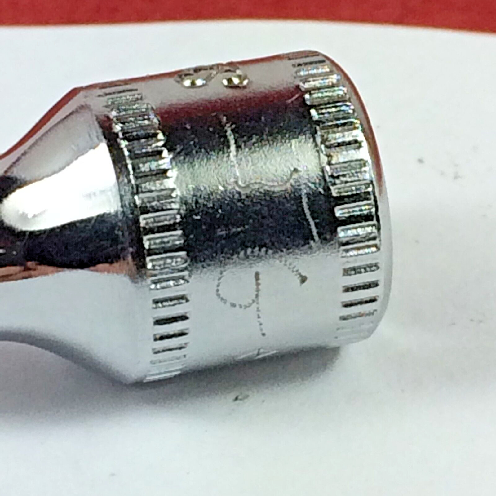 Excellent! Snap-on 4mm TMM4 Metric 1/4″ drive Shallow Socket 1986 Engraved