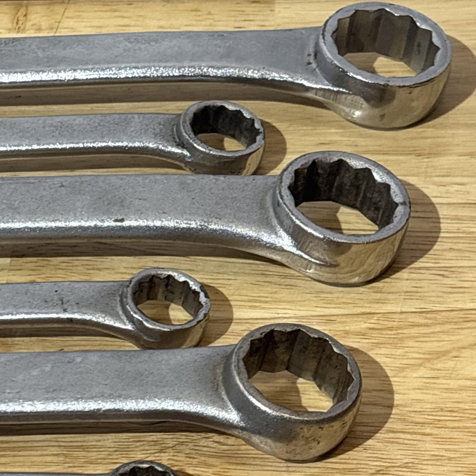 Dayton SAE Combination Wrench Set 12 Point 3/8″ to 1″ Vtg USA