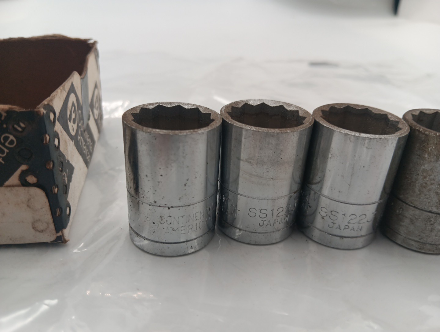 SS122J 1/2″ Drive 25/32″ Shallow Socket 12 Point Japan Lot of 5