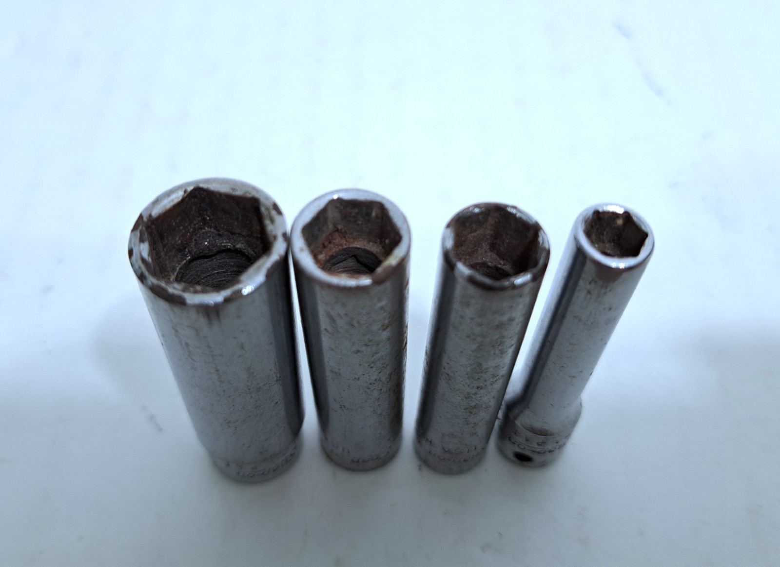 Vintage Snap On Deep Socket Set 1/4 Drive STM11 STM14 STM7 STM10