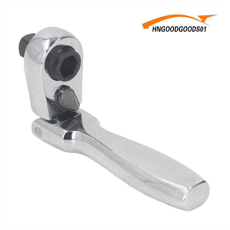 1/4 » Drive Ratchet, 2 in 1 Flex Head Ratchet, Multifunction Wrench Repair Tool