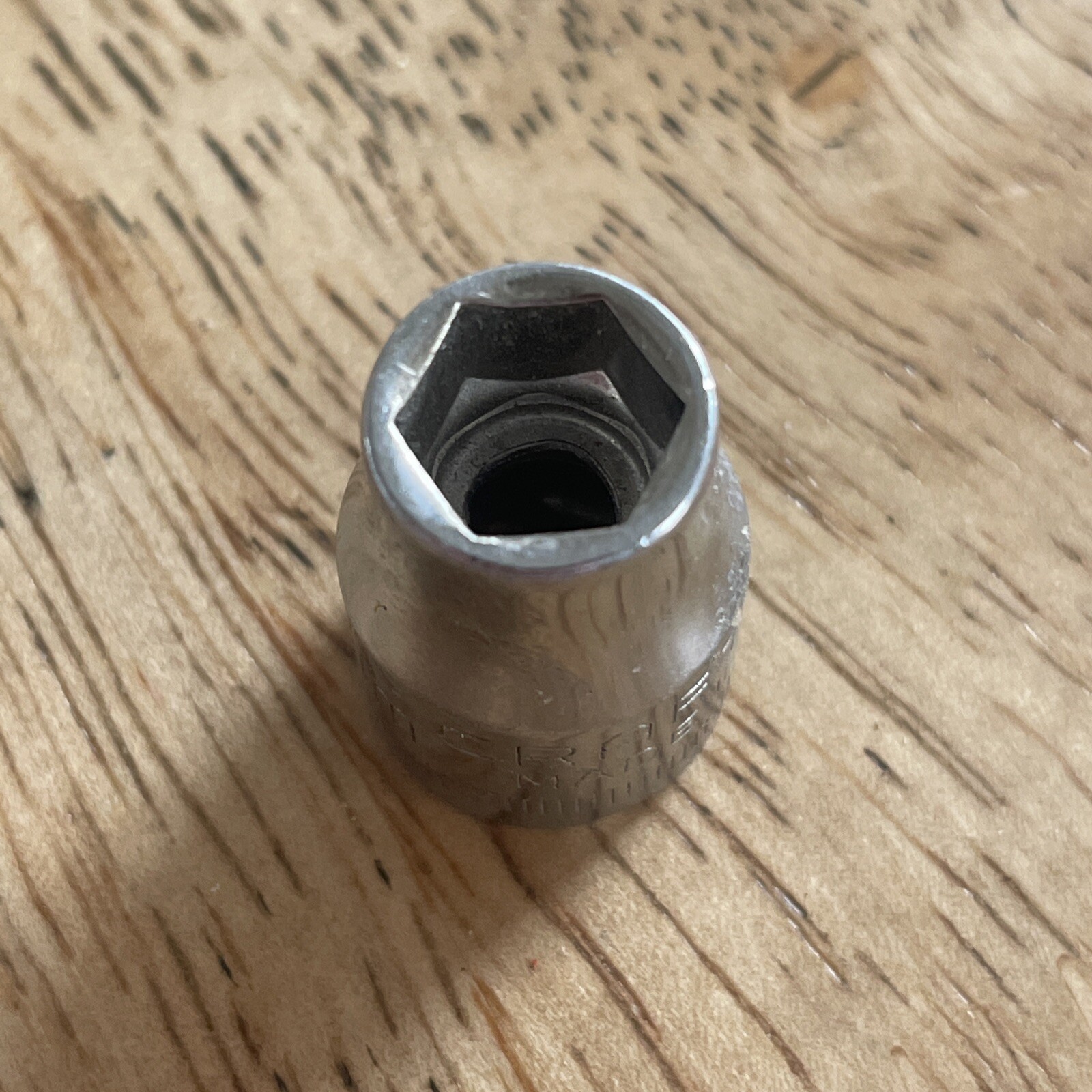 Vintage USA Craftsman 9mm Socket 3/8″ Drive -V- Series 6pt Shallow Well 43541