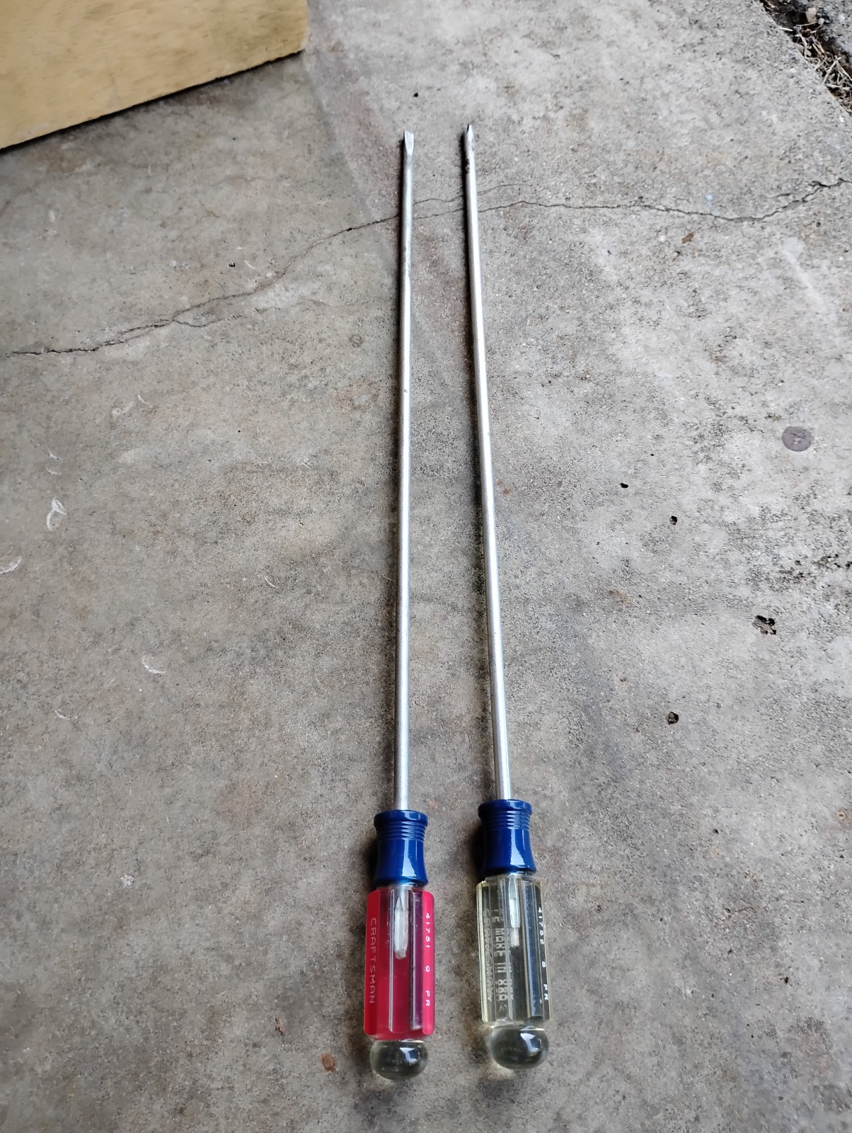 VTG Craftsman 16” Long Shaft Screwdriver P2 Phillips / 1/4″ Flat USA