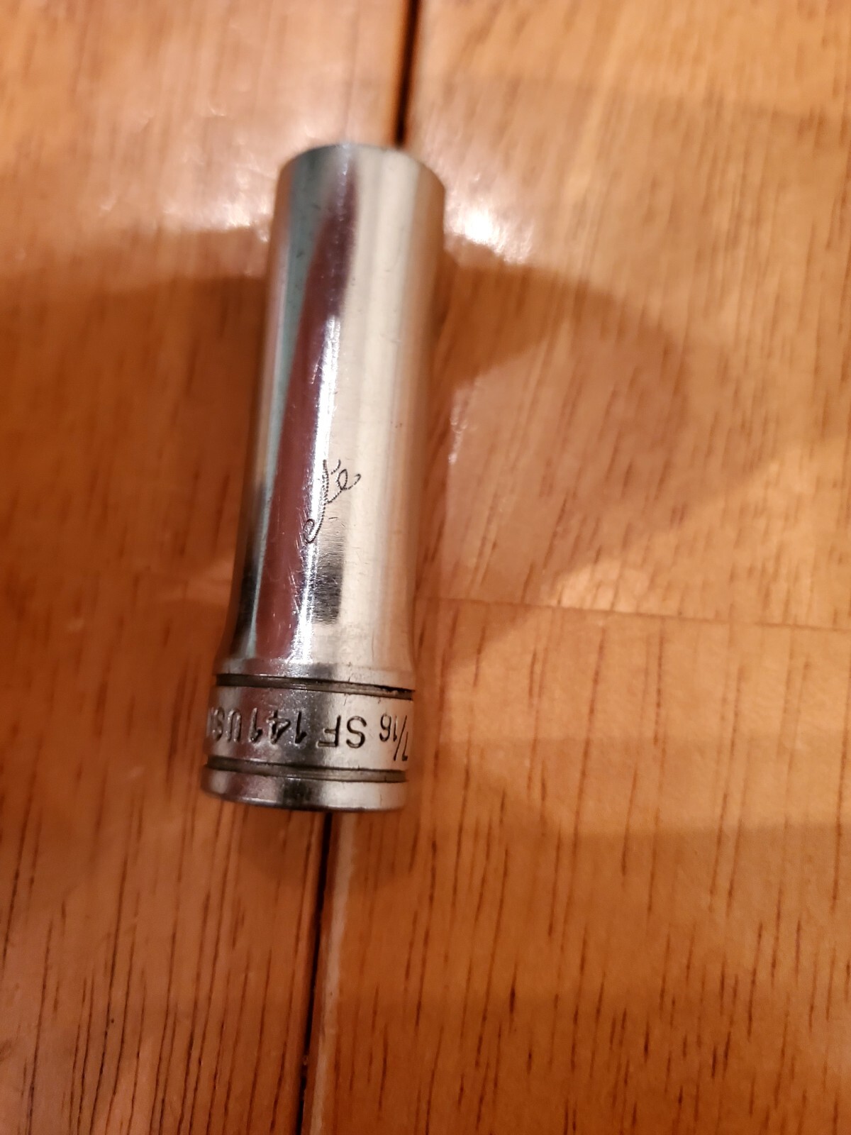 Snap On 3/8 Drive 7/16 6PT Shallow 12PT Deep Sockets Lot Of 2