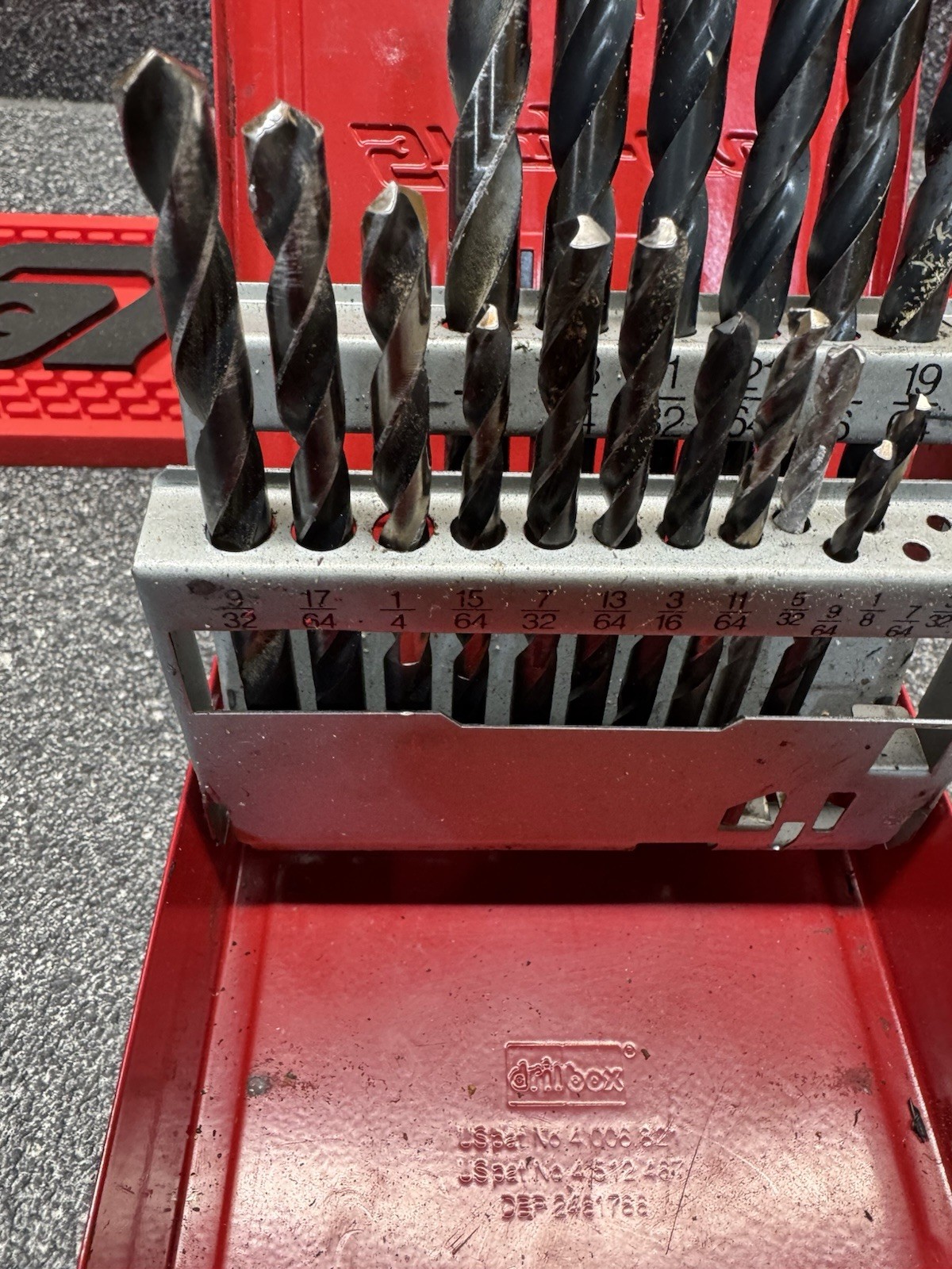 Snap-on™ DB121B High Speed Steel H.S.S. Drill Bit SET Jobber Length 21-pc