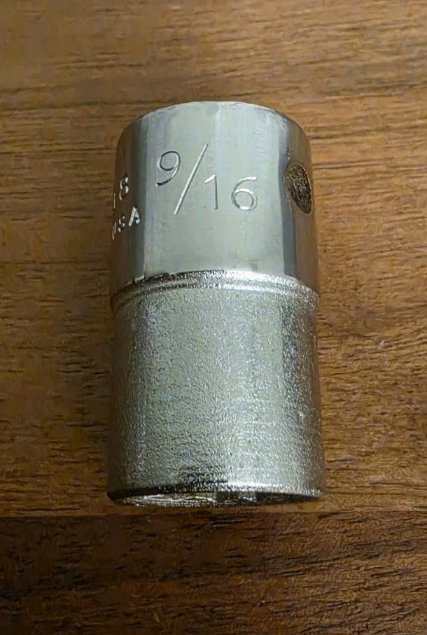 Billings Vitalloy S1218 Socket 9/16″ 12-Pt 1/2″ Drive Vintage USA Made