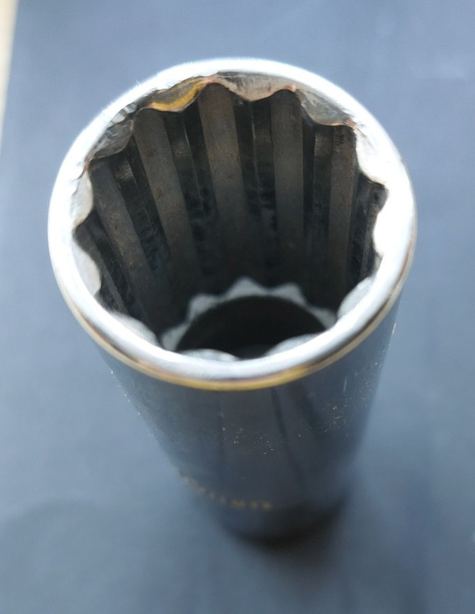 DRAPER EXPERT DEEP 19mm METRIC BI HEX 12 Point 1/2″ Drive socket