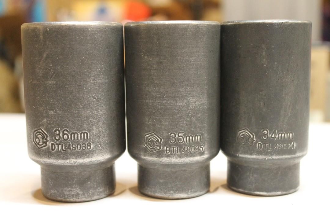 Lot of 6 MATCO Tools DTL4903* 1/2″ Drive 6 Pt. Deep Sockets Metric ^