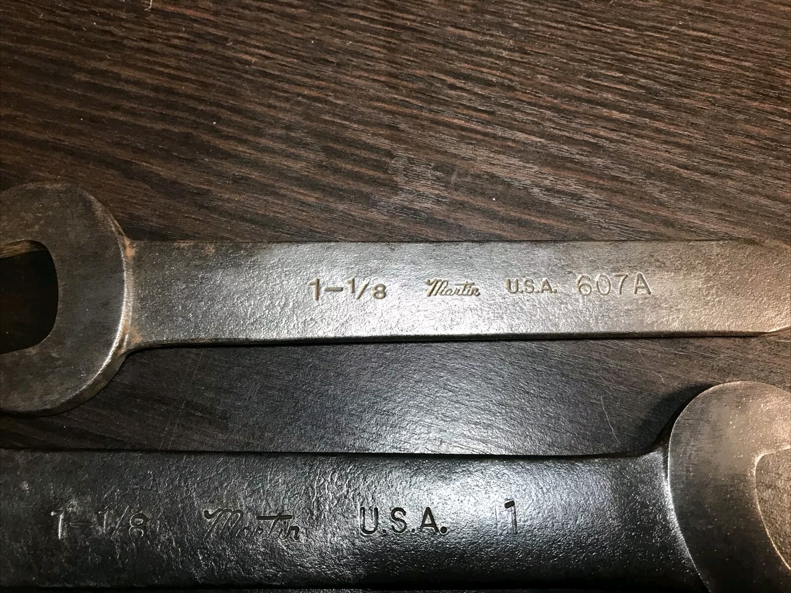 Martin Tools 4 Open End Wrenches USA Rare! Vintage Fast Shipping