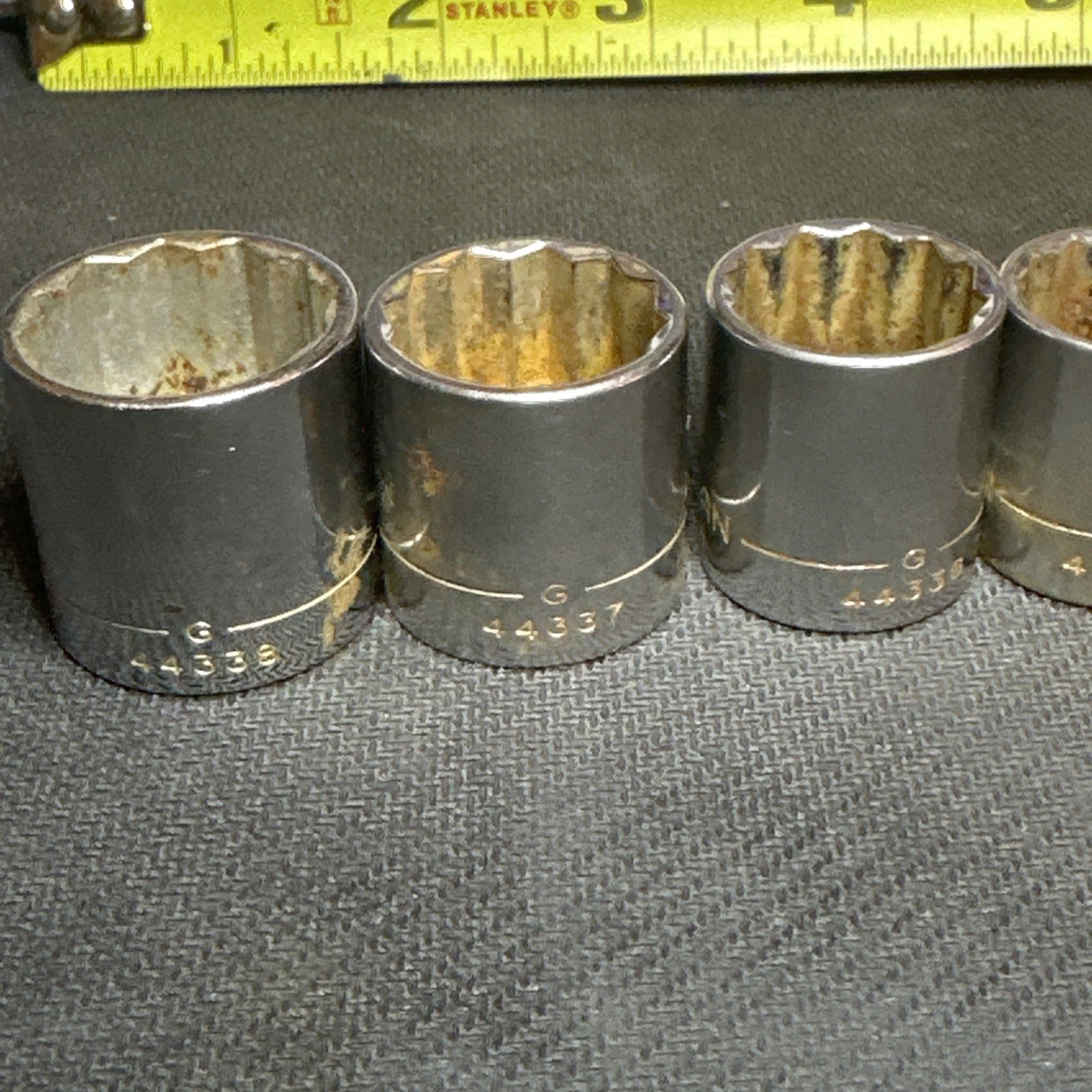 Craftsman -G- 8pc. 3/8 Drive SAE Shallow Socket Set 12 Point. 3/8 to 13/16”