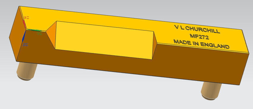 MF272 – Massey Ferguson Hydraulic Lift RAM ARM GAUGE FIXTURE Stop Setting