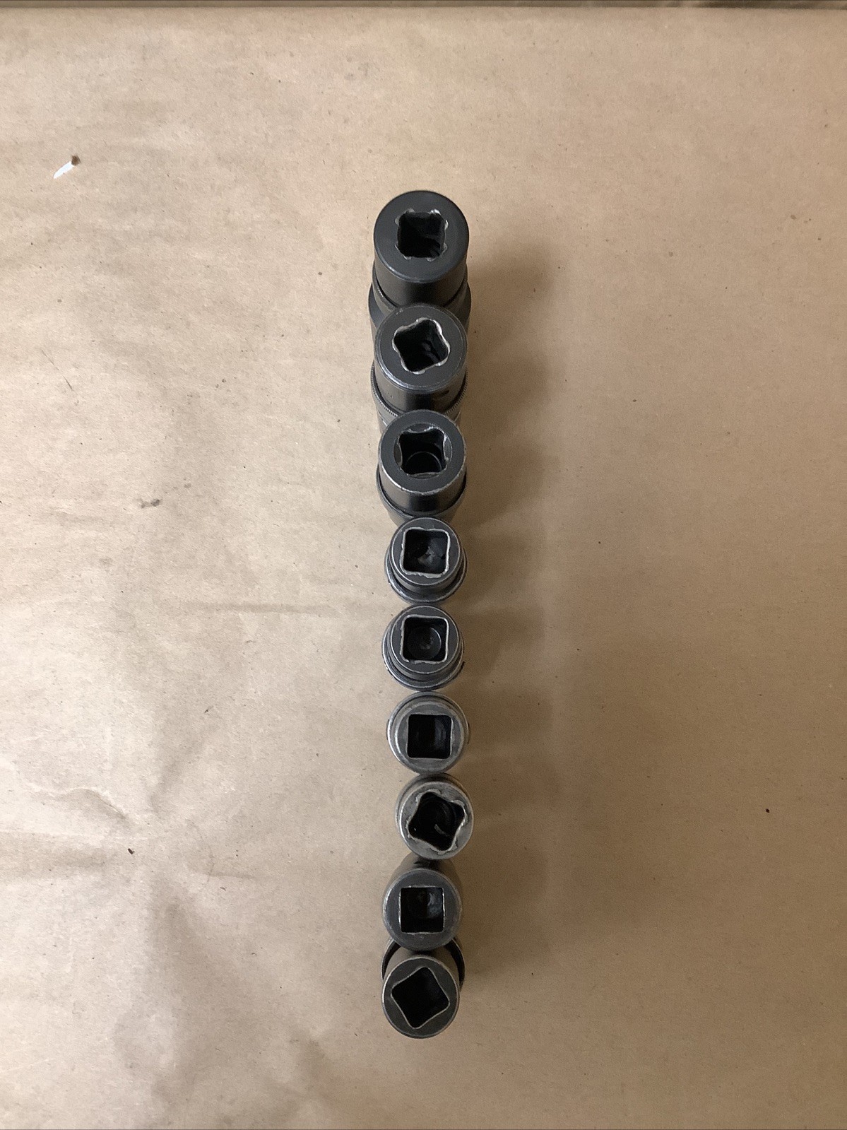 Misc 9pc 1/2”-1 1/8” 1/2” Drive SAE 6PT Shallow Impact Swivel Socket Set – Black
