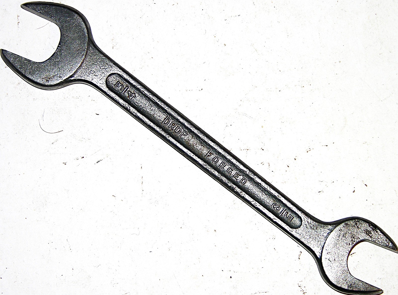 Vintage Unbranded Double Open End Wrench ⅝” x ¾” 7½” OAL Drop Forged Steel #30