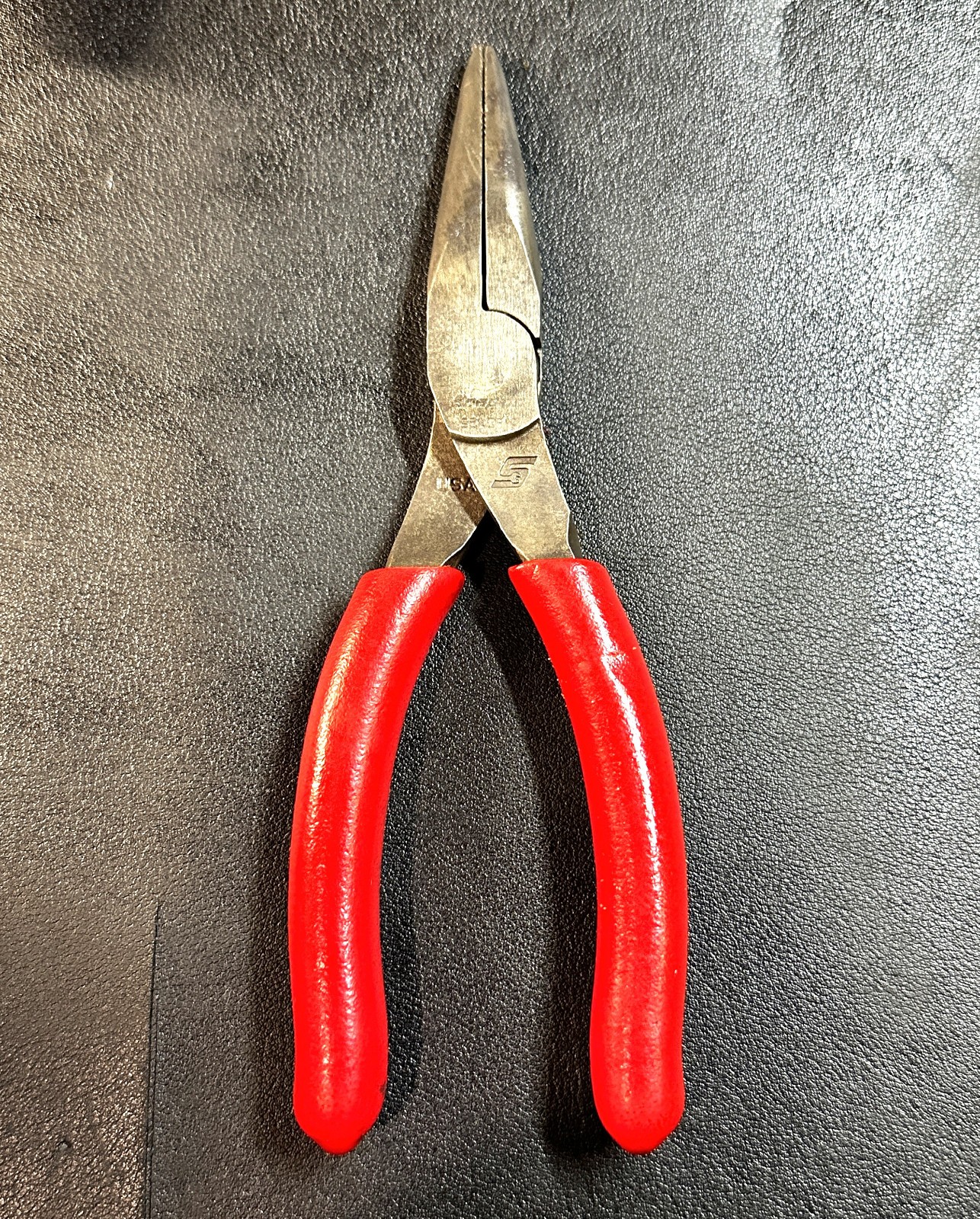 SNAP ON 95ACF 6″ Talon Grip™ Needle Nose Pliers (Red) USA