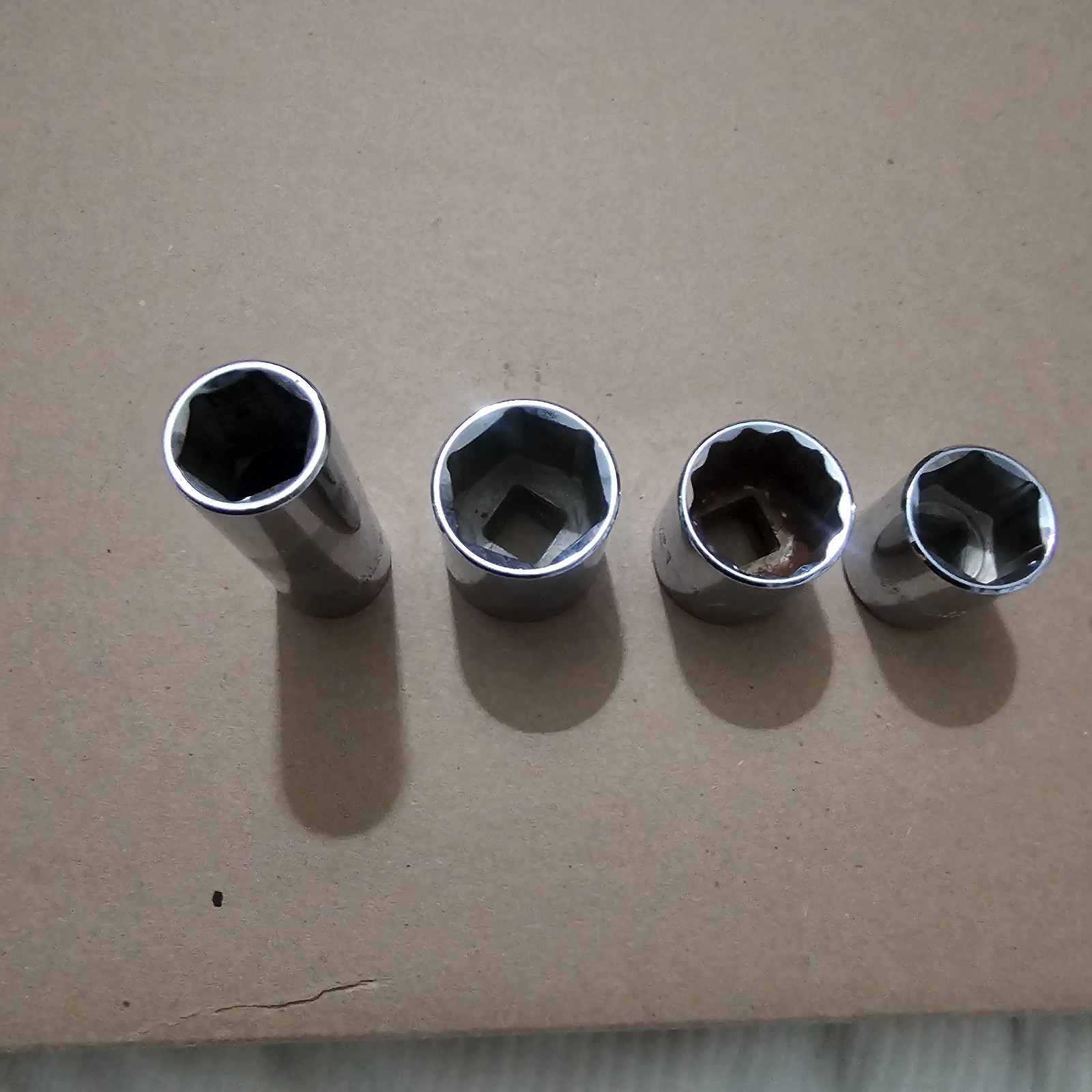Proto professional 1/2″ Drive 12pt & 6pt Socket Lot Of 4, 24mm,1 1/16″ 1 1/8″3/4