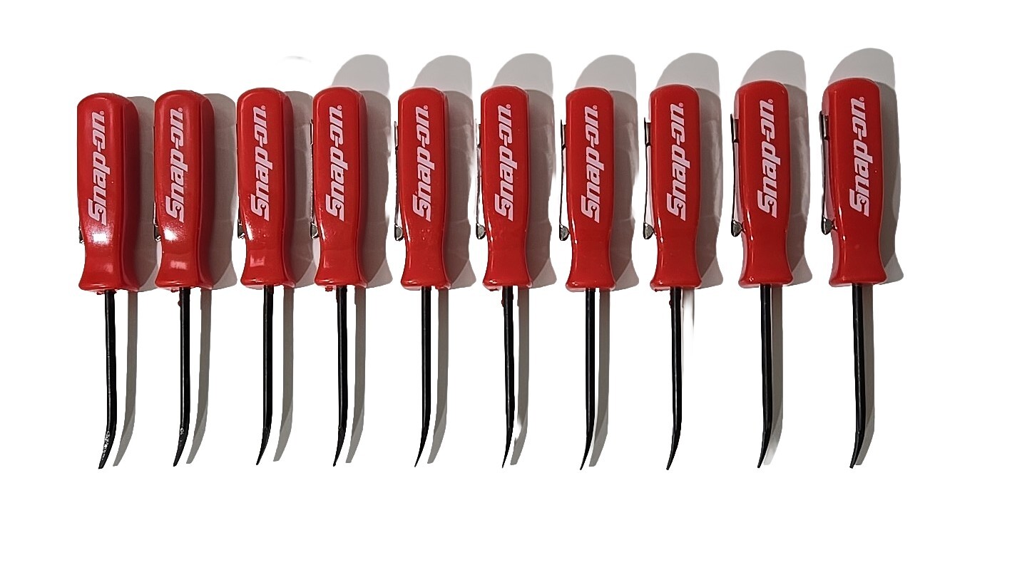 10X Red Snap on tools Promo PRY BAR screwdrivers per order pocket Clip + 2 GIFTS