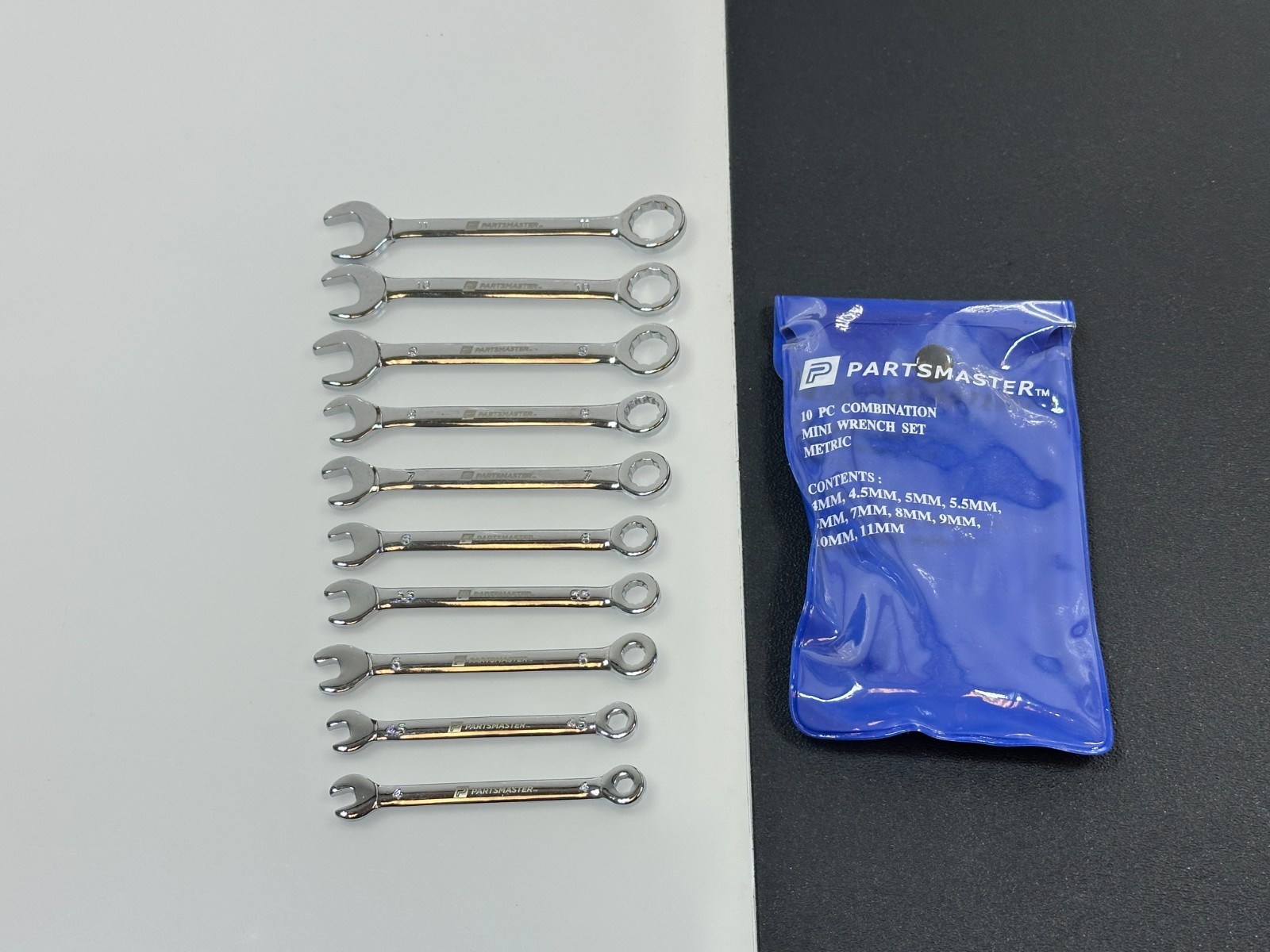 LAWSON Tools DY89250420 9pc Ignition Metric 4mm-11mm Mini Combination Wrench Set