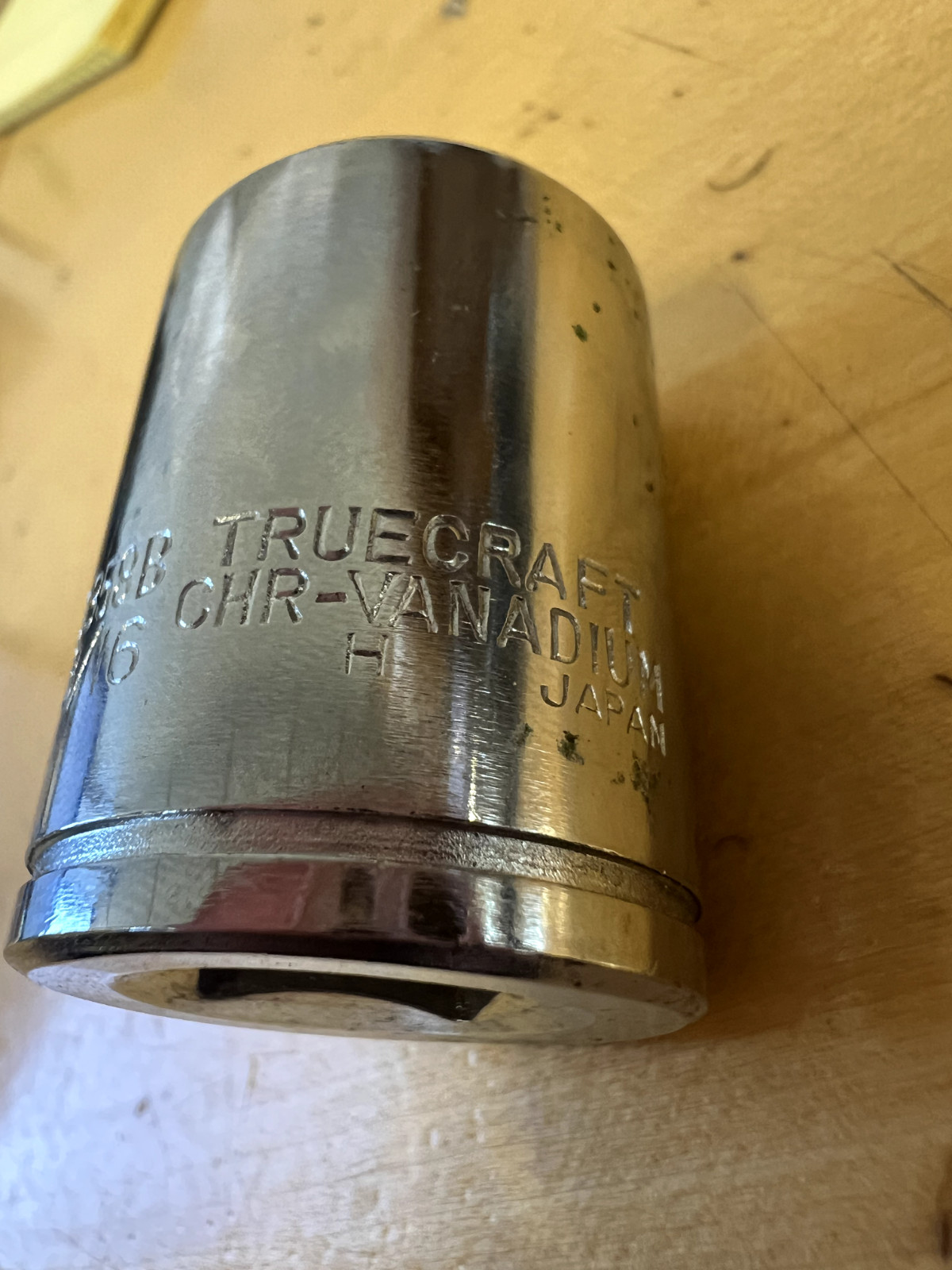 TRUECRAFT G358B 1/2″ Drive Standard 13/16″ Socket CR-MO Steel Made in Japan