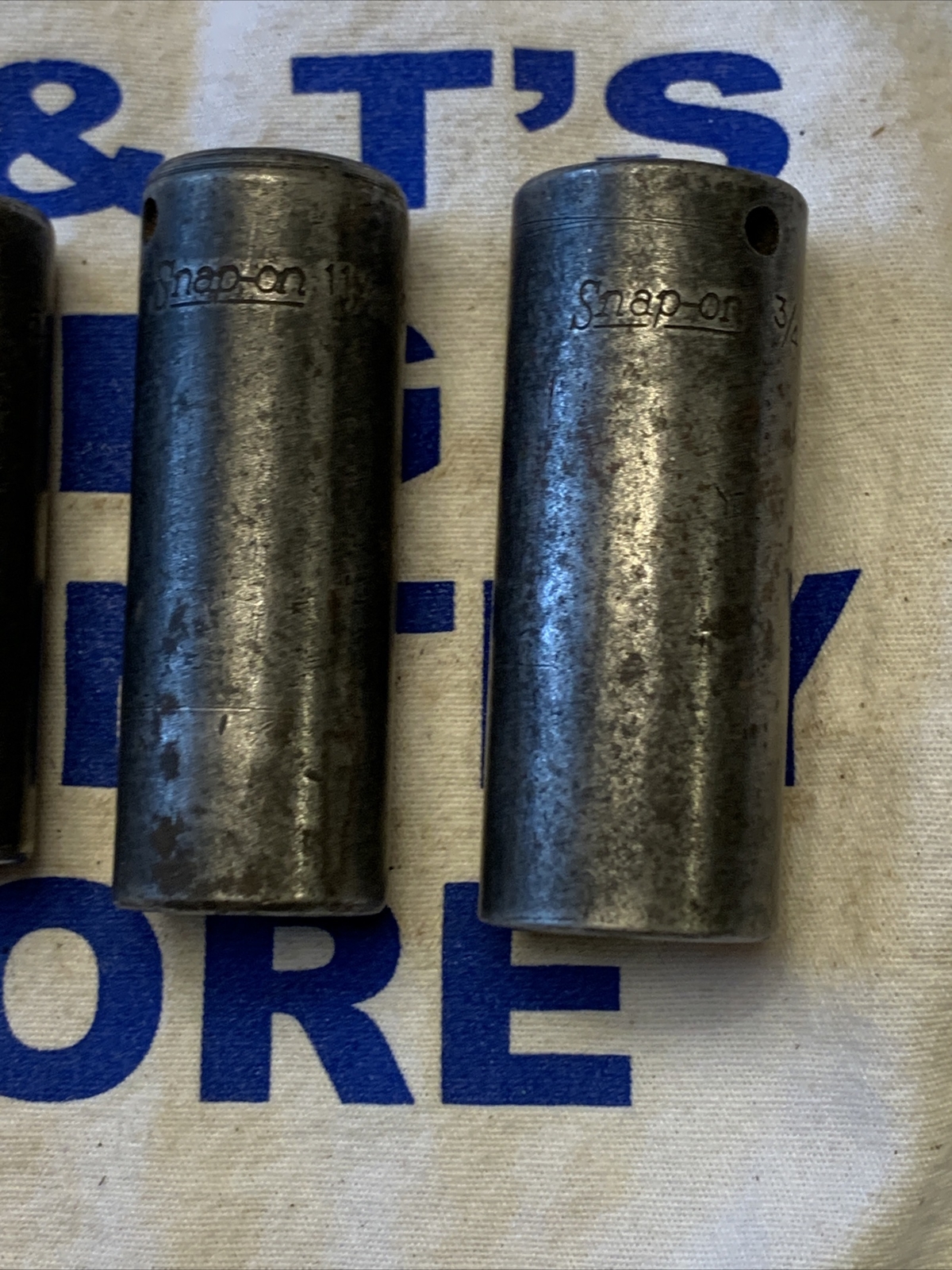 Snap-on Tools 3/8″ Drive 6pt 4pc Deep SAE Socket Set SIMF180, 200, 220, 240
