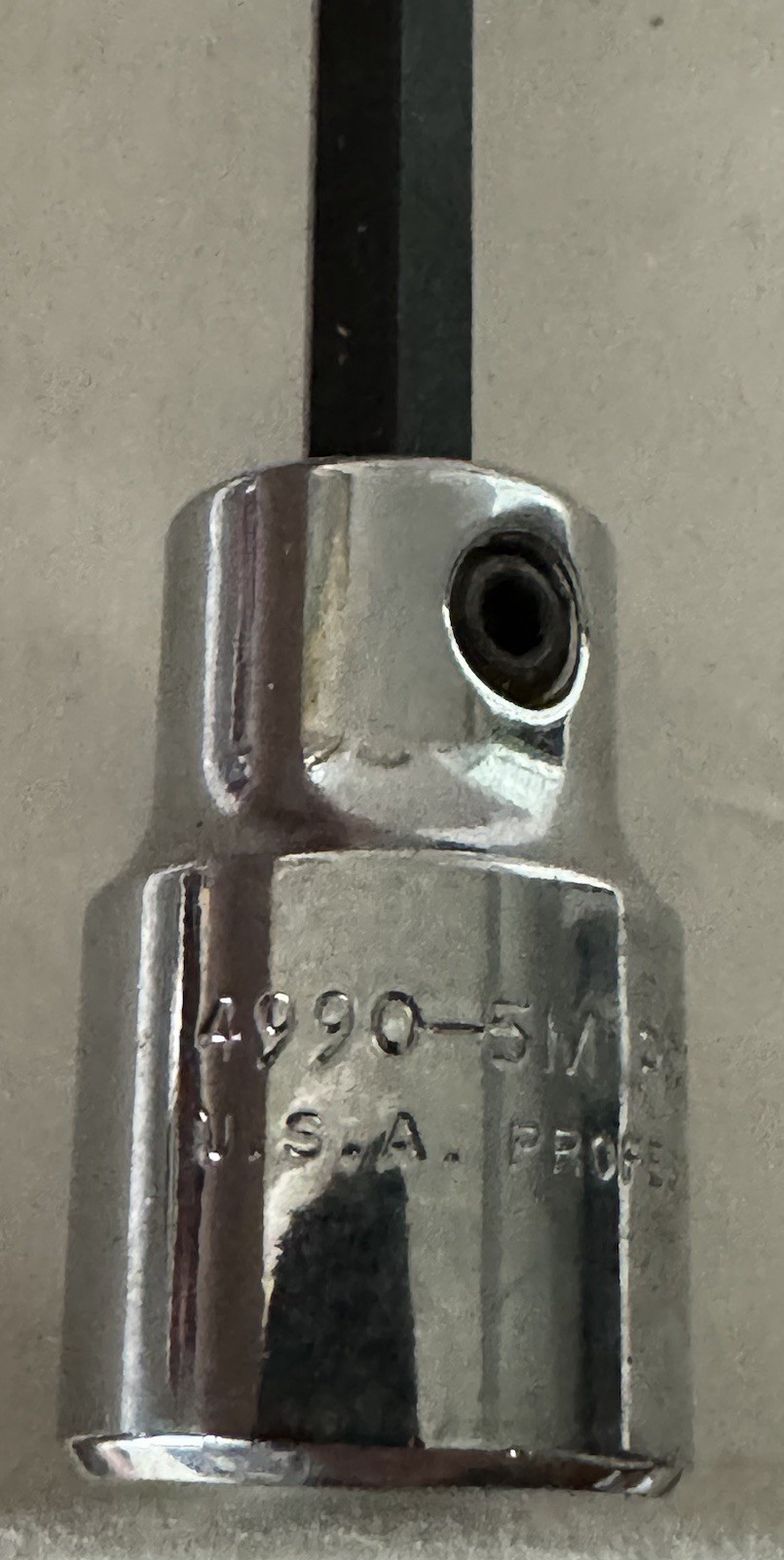 Proto Professional 4990-5M 3/8″ Drive Extra Long Hex Bit Socket 5mm 15.5in