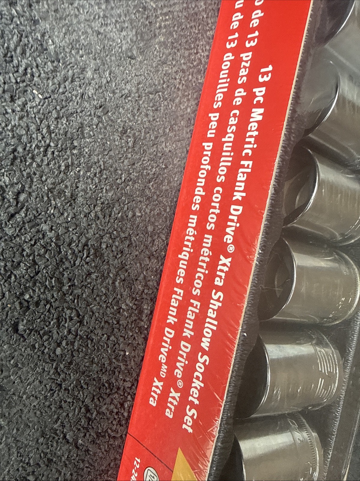 For Snap-on 313YTWMY 1/2″ Dr 6pt Metric Flank Drive Xtra Shallow Socket 13pc Set