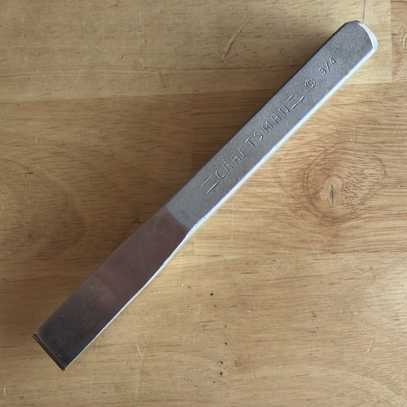 Craftsman Tools 3/4″ Flat Cold Chisel 6-15/16″ Long Circle G Series Vtg USA