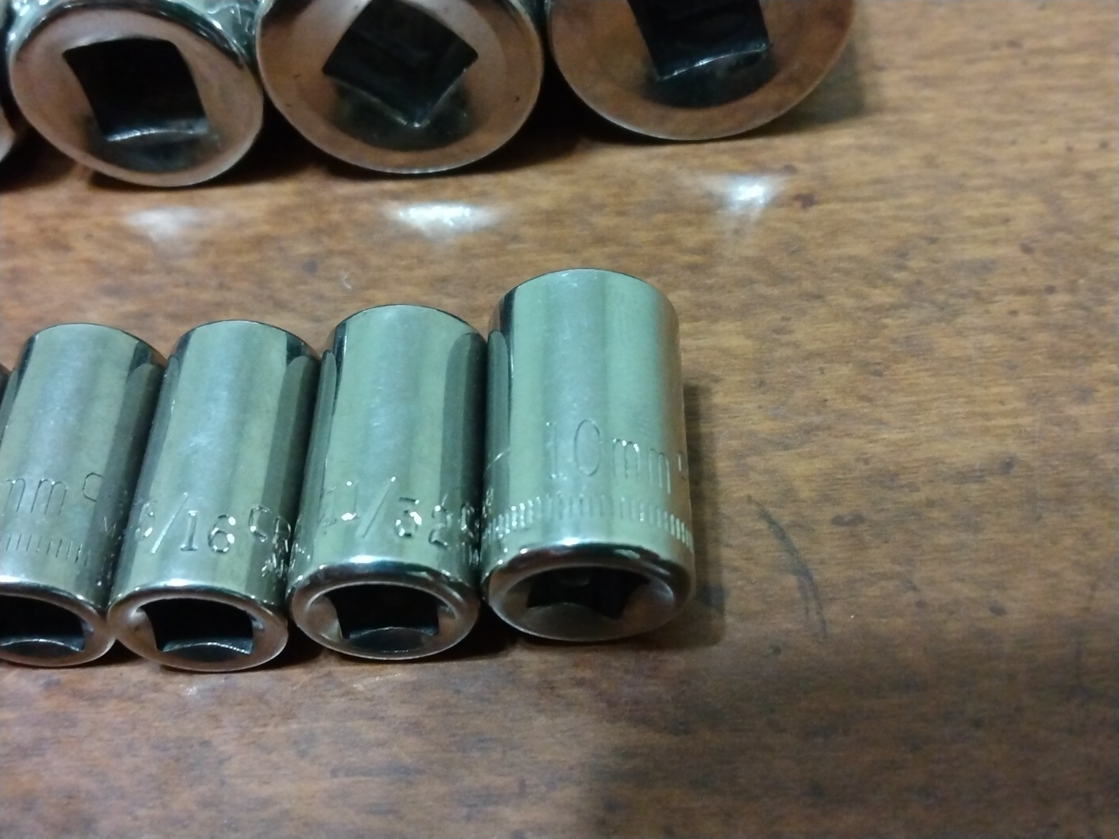 Craftsman Lot of 15 Sockets Marked «G» Various Sizes