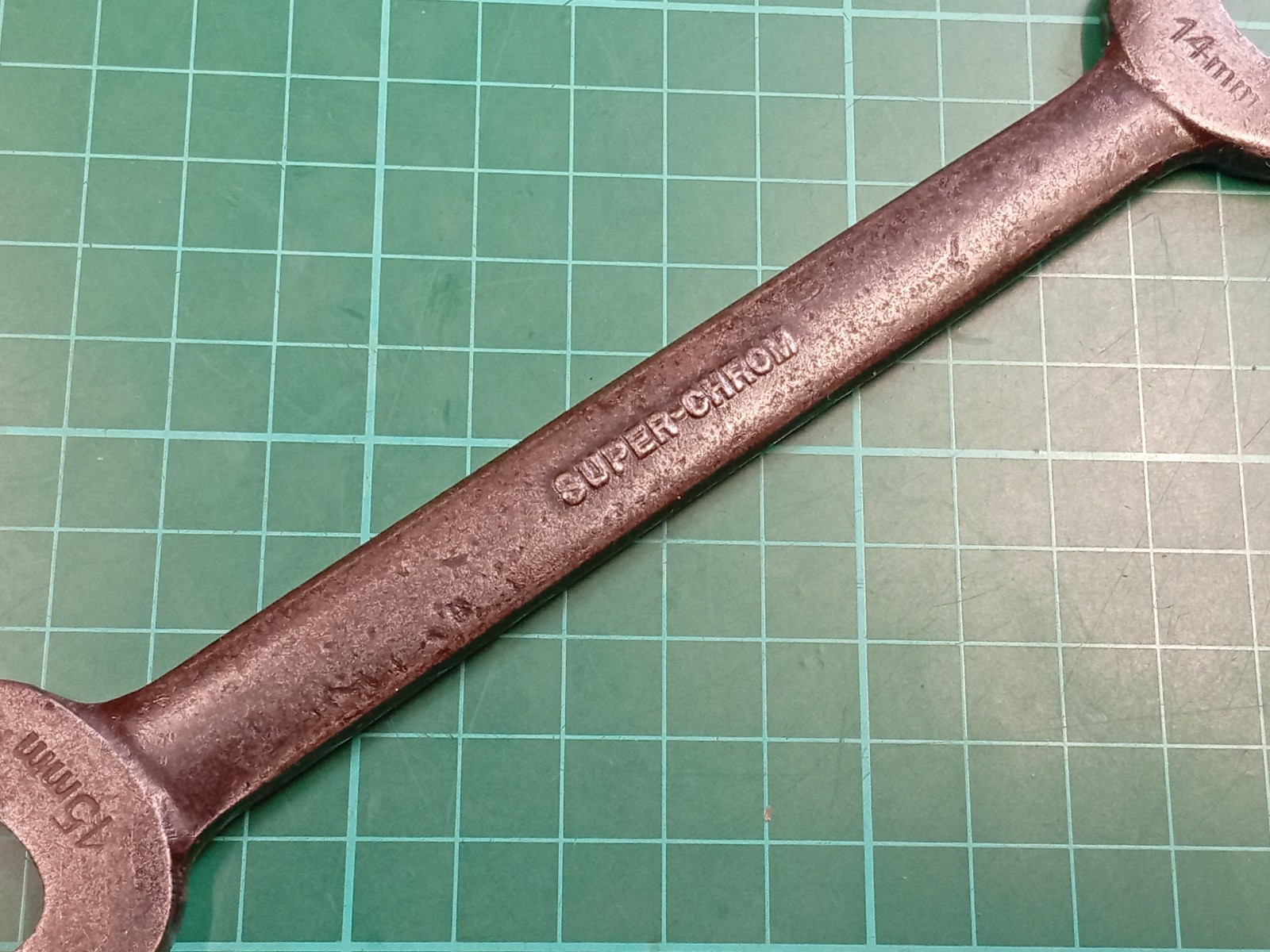 Vintage MATADOR, Super-Chrom 14mm x 15mm Open Ended Spanner