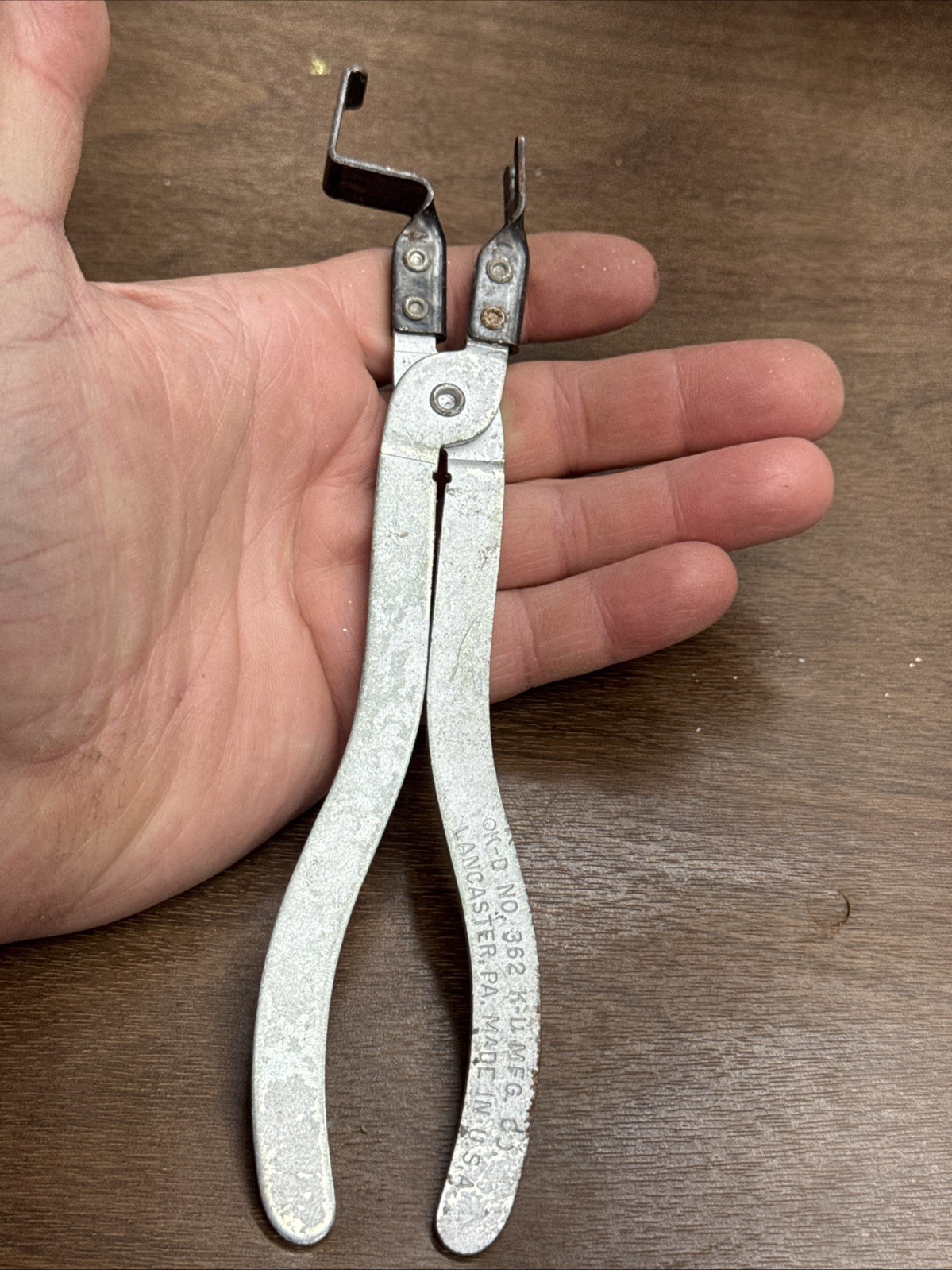 K-D Condenser Spring Compressor Pliers Mechanics Specialty Tool No 362 USA EX