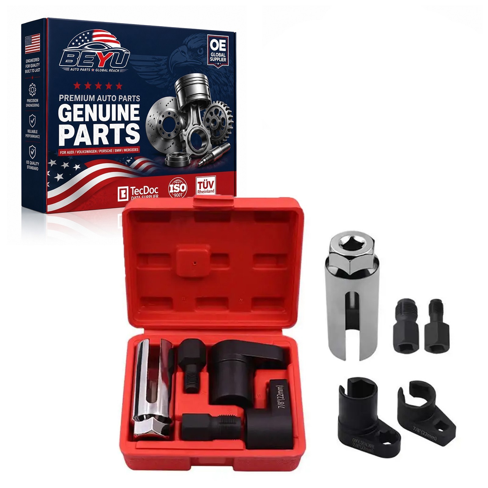 Oxygen Sensor Socket Set Drive O2 Sensor Socket Wrench Oxygen Sensor Removing
